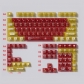 Asuka 104+20 / 22 Cherry Profile PC Clear + PBT Dye-subbed Doubleshot Backlit Keycaps Set Top / Side Legends for Mechanical Keyboard